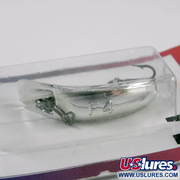 Yakima Bait FlatFish F4, srebro wobler #2288