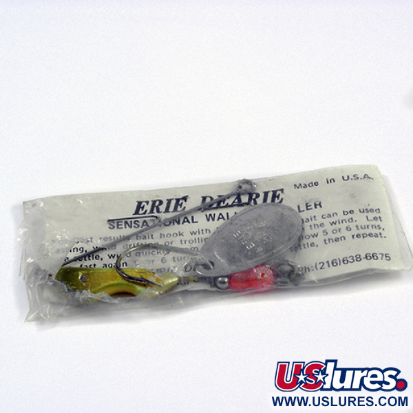  Erie Dearie Walleye Killer, nikiel/żółty, 14 g błystka obrotowa #2293