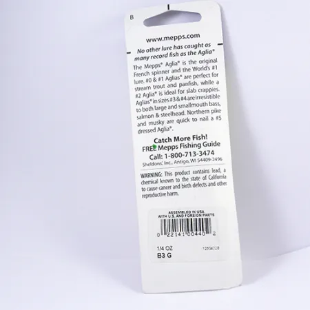 Mepps Aglia 3, złoto, 7 g błystka obrotowa #2295