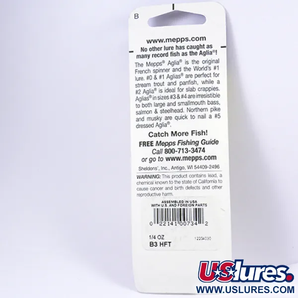  Mepps Aglia 3, Fire Tiger (Ognisty Tygrys), 7 g błystka obrotowa #2297