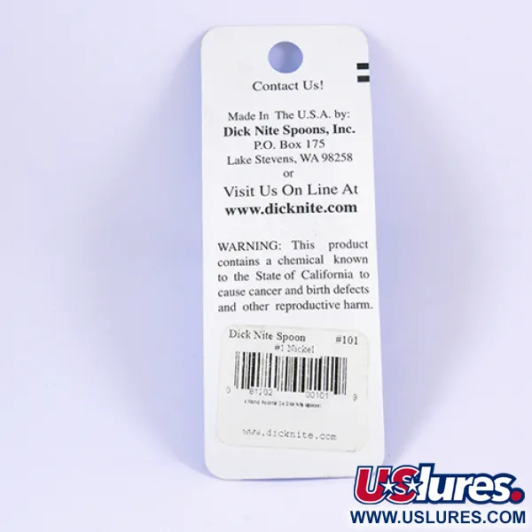 Dick Nite Spoons Dick Nite #1, nikiel,  g błystka wahadłowa #2307