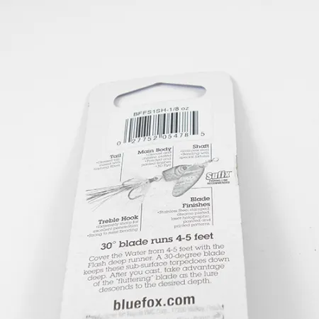 Blue Fox Flash Deep Runner, tęcza, 4 g błystka obrotowa #2337