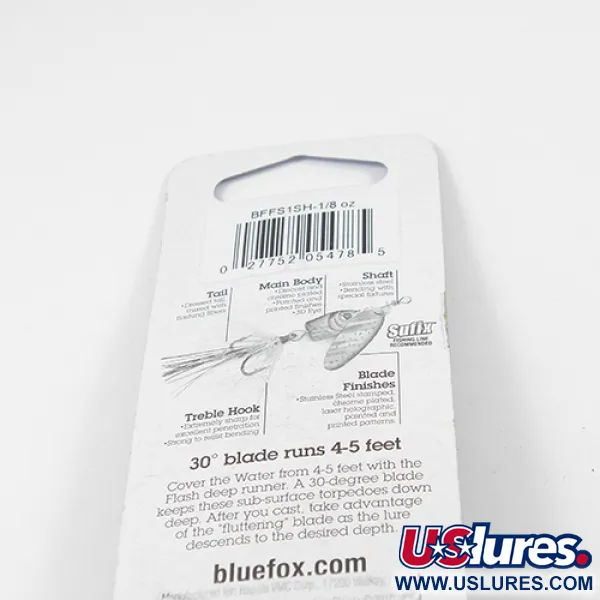 Blue Fox Flash Deep Runner, tęcza, 4 g błystka obrotowa #2337