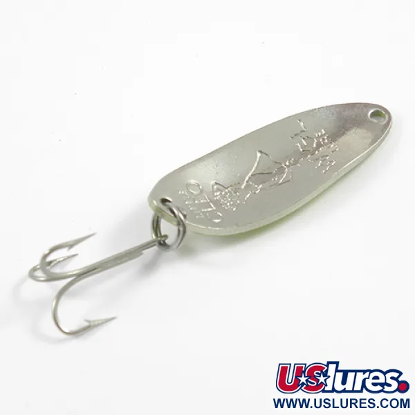 Seneca Little Cleo (Hula Girl), zielony/czerwony/nikiel, 10 g błystka wahadłowa #2374