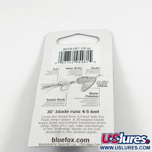 Blue Fox Flash Deep Runner, pstrąg (trout), 4 g błystka obrotowa #2408