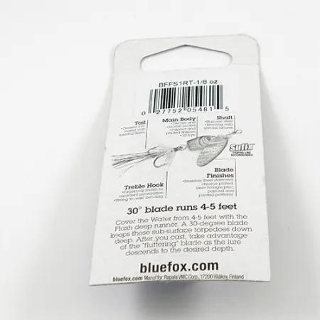 Blue Fox Flash Deep Runner, pstrąg (trout), 4 g błystka obrotowa #2413