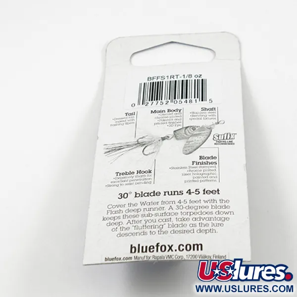 Blue Fox Flash Deep Runner, pstrąg (trout), 4 g błystka obrotowa #2413