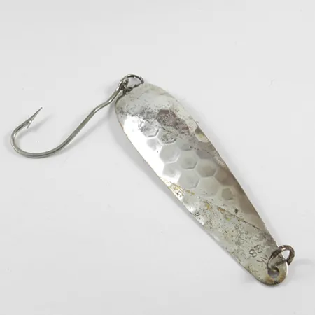 Len Thompson Northern King 28, srebro (prawdziwe srebrzenie), 14 g błystka wahadłowa #2427