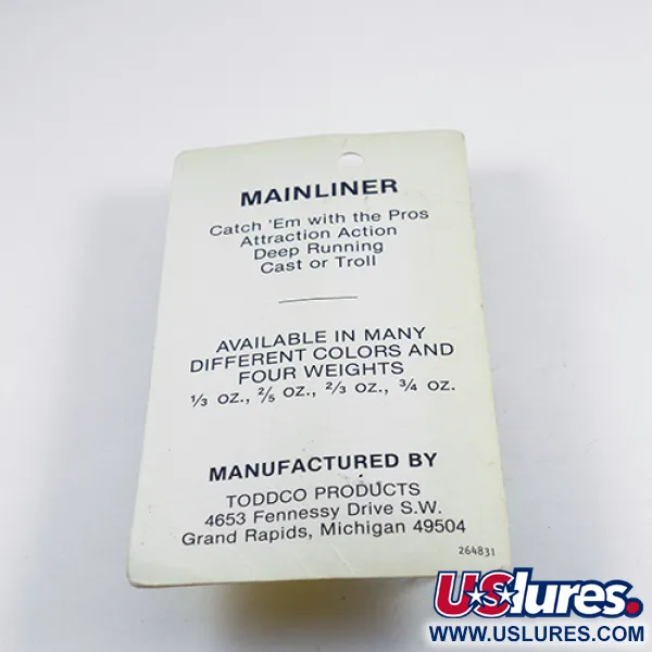 Main liner  Main liner, biały/nikiel, 11 g błystka wahadłowa #2439