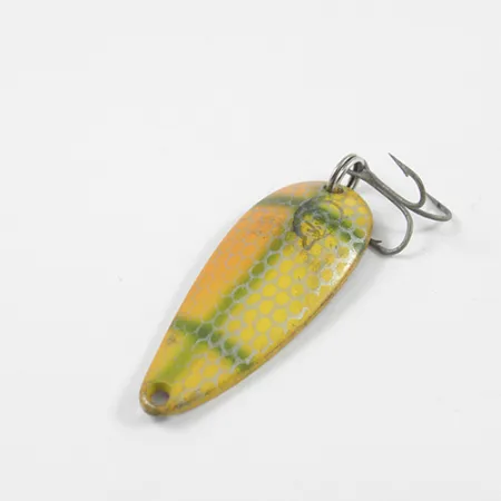 Eppinger Dardevle Spinnie, żółty/zielony/nikiel, 9 g błystka wahadłowa #2448