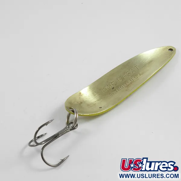 Eppinger Dardevle Cop-E-Cat, Five of Diamonds (żółty/czerwony/mosiądz), 21 g błystka wahadłowa #2449