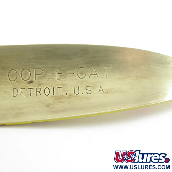 Eppinger Dardevle Cop-E-Cat, Five of Diamonds (żółty/czerwony/mosiądz), 21 g błystka wahadłowa #2449