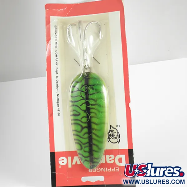 Eppinger Dardevle Huskie Junior, zielony/nikiel, 58 g błystka wahadłowa #2474