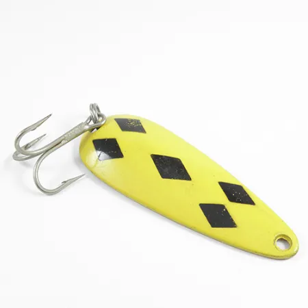 Len Thompson #2 2519, żółty/czarny/mosiądz, 28 g błystka wahadłowa #2519