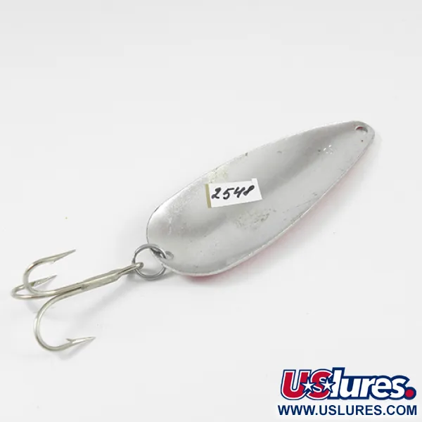 Worth Chippewa, czerwony/biały/nikiel, 14 g błystka wahadłowa #2548