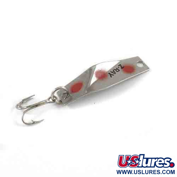 Z-RAY Lures Z-Ray Model 110, nikiel/czerwony, 1,5 g błystka wahadłowa #2563