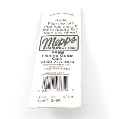 Mepps Aglia 2 dressed, (z ogona wiewiórki), mosiądz, 4,7 g błystka obrotowa #2593