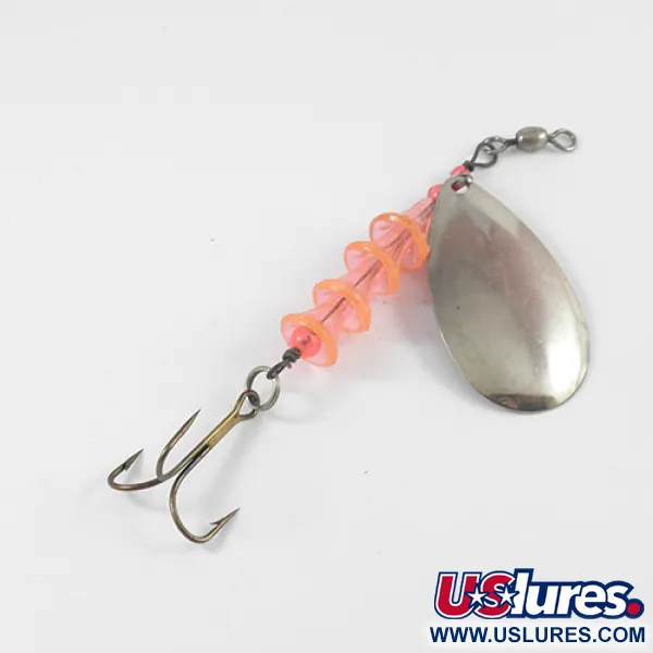 Lucky Strike Spoon, nikiel/czerwony, 10 g błystka obrotowa #2596