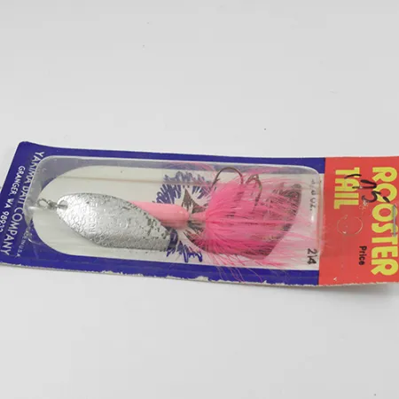 Yakima Bait Worden’s Original Rooster Tail 6, srebrny/różowy, 15 g błystka obrotowa #2597