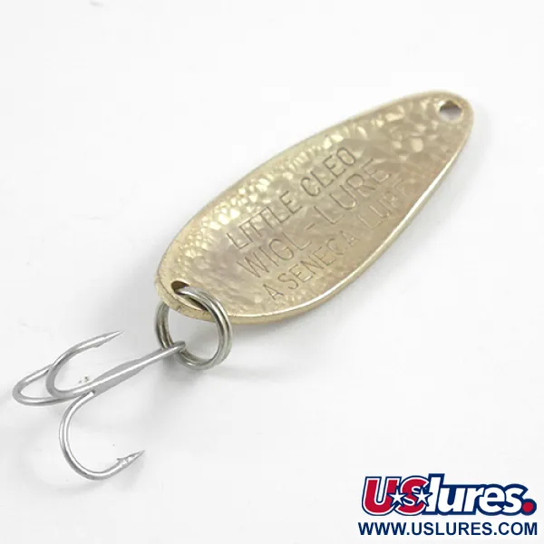 Seneca Little Cleo, Crystal (złote łuski, potłuczone szkło), 7 g błystka wahadłowa #2602