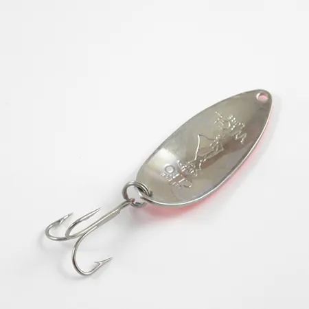 Seneca Little Cleo (Hula Girl), biały perłowy/czerwony/nikiel, 14 g błystka wahadłowa #2604