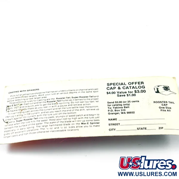 Yakima Bait Worden’s Original Rooster Tail 5, srebrny/różowy, 12 g błystka obrotowa #2609