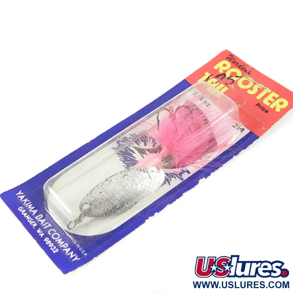 Yakima Bait Worden’s Original Rooster Tail 5, srebrny/różowy, 12 g błystka obrotowa #2609