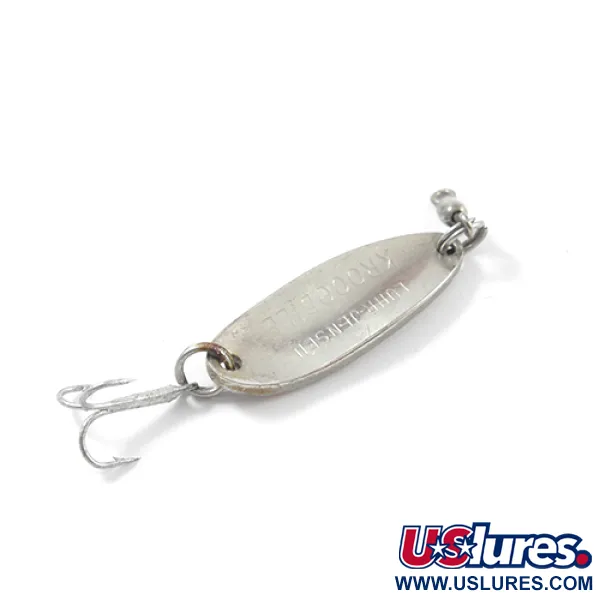 Luhr Jensen Krocodile, nikiel/różowy, 7 g błystka wahadłowa #2622