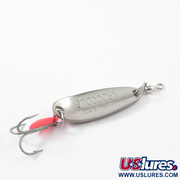 Luhr Jensen Krocodile, pstrąg tęczowy/nikiel, 9 g błystka wahadłowa #2625