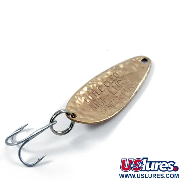 Seneca Little Cleo, Crystal (miedziana łuska, potłuczone szkło), rzadki kolor, 7 g błystka wahadłowa #2645