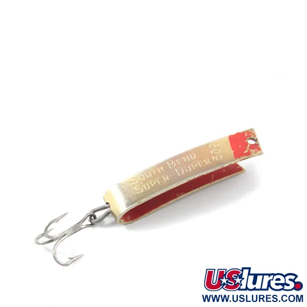 South Bend Super-Duper 502, złoty/czerwony, 2,5 g błystka wahadłowa #2667