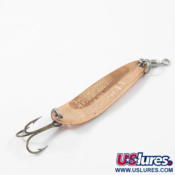 Luhr Jensen Krocodile DIE #3, miedziany/czerwony, 10 g błystka wahadłowa #2680