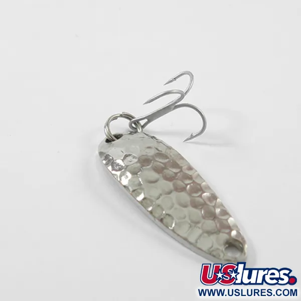 Luhr Jensen Krocodile, młotkowany nikiel, 7 g błystka wahadłowa #2682