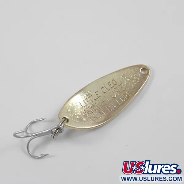 Seneca Little Cleo, Crystal (złote łuski, potłuczone szkło) - rzadki kolor, 7 g błystka wahadłowa #2700