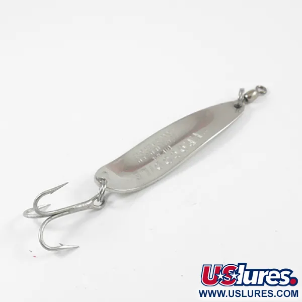 Luhr Jensen Krocodile DIE #4 (świeci w ciemności), niebieski/biały/nikiel. Glow - świeci w ciemności, 14 g błystka wahadłowa #2707