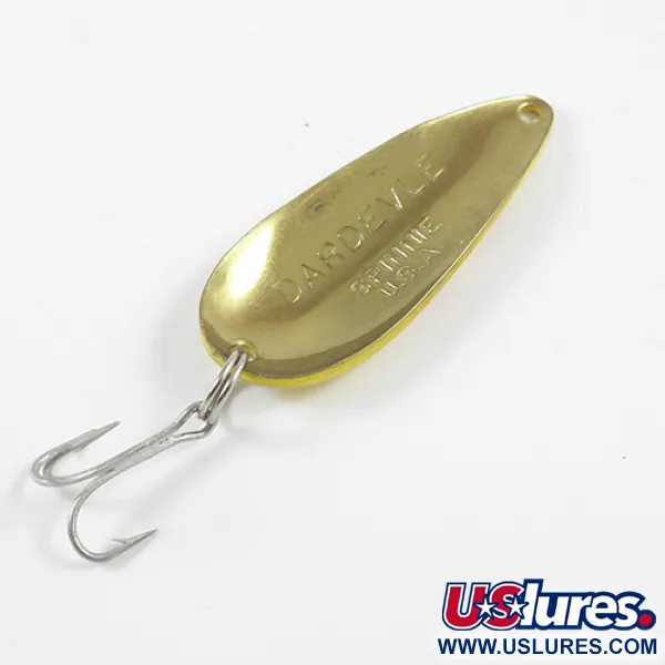 Eppinger Dardevle Spinnie, Five of Diamonds (czerwony/żółty/mosiądz), 9 g błystka wahadłowa #2739