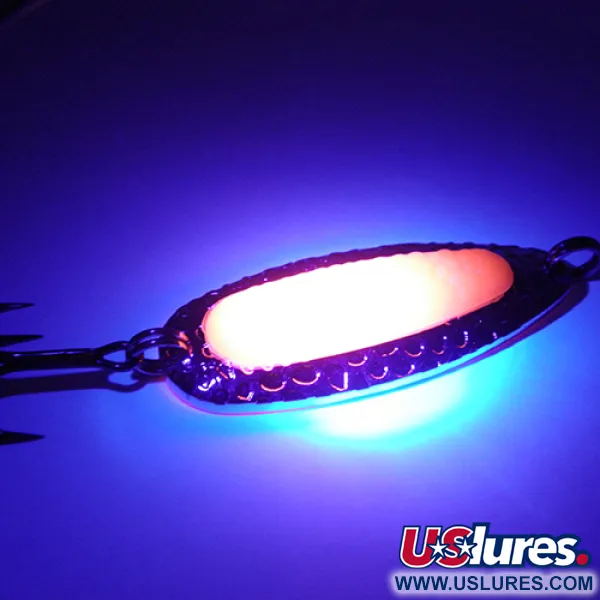  Blue Fox Pixee UV (świeci w ultrafiolecie), nikiel/różowy, 14 g błystka wahadłowa #2744