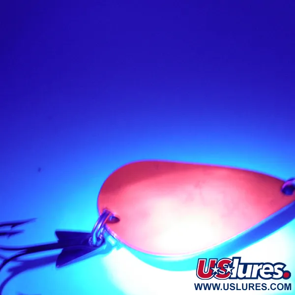 Acme K.O. Wobbler UV (świeci w ultrafiolecie), nikiel/neon czerwony (świeci w świetle ultrafioletowym), 21 g błystka wahadłowa #2753