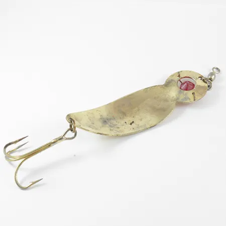 One Eye Wiggler Lucky Strike, złoto/czerwone oko, 28 g błystka wahadłowa #2759