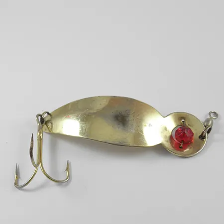 One Eye Wiggler Lucky Strike, złoto/czerwone oko, 28 g błystka wahadłowa #2759