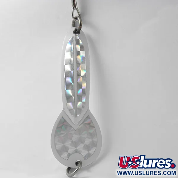 Glen Evans Loco 3, biały/hologram, 17 g błystka wahadłowa #2771