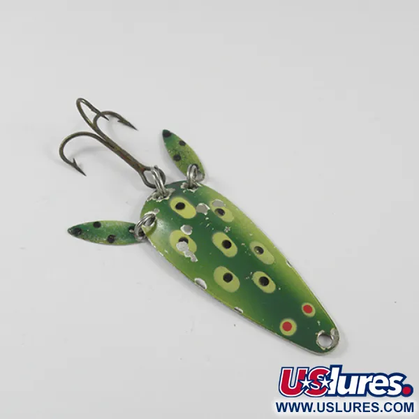  Marathon 2774, Żaba (zielony/żółty/nikiel), 12 g błystka wahadłowa #2774