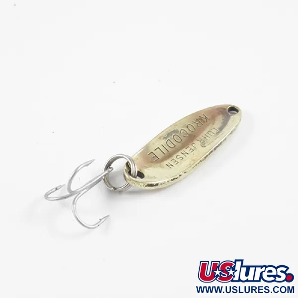 Luhr Jensen Krocodile, młotkowany mosiądz, 7 g błystka wahadłowa #2779