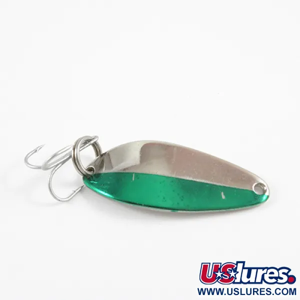 Seneca Little Cleo, nikiel/zielony, 7 g błystka wahadłowa #2788