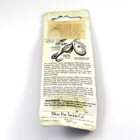 Blue Fox Vibrax Wild Eye, 4 g błystka obrotowa #2810