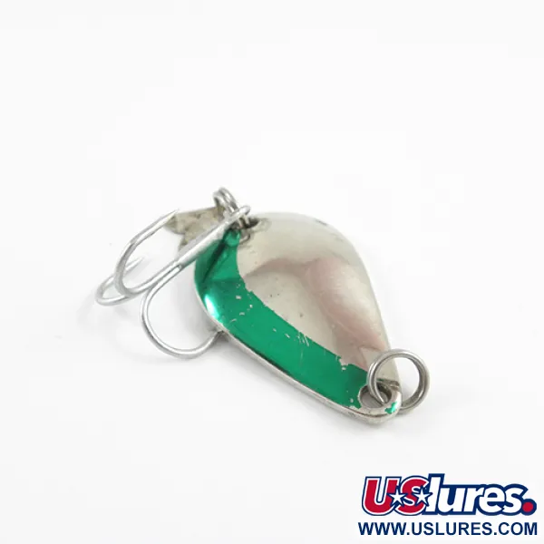 Acme K.O. Wobbler, nikiel/zielony, 7 g błystka wahadłowa #2825