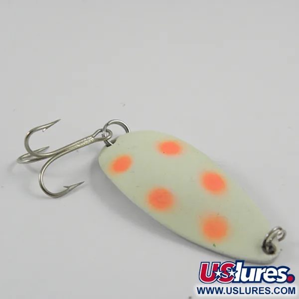 Seneca Little Cleo (Hula Girl, świeci w ciemności), Glow - świeci w ciemności (biały/czerwony/nikiel), 14 g błystka wahadłowa #2828