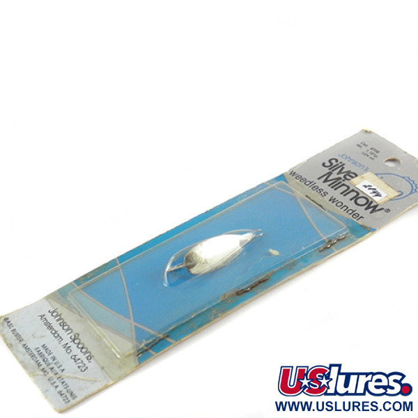  Błystka antyzaczepowa Johnson Silver Minnow, srebro, 1,5 g błystka wahadłowa #2844