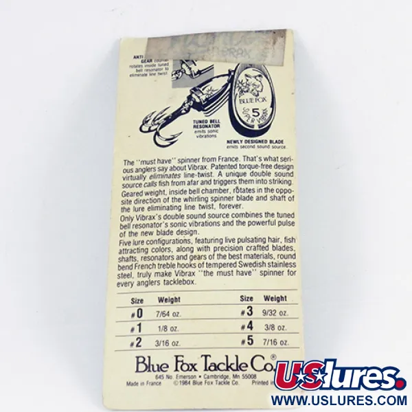 Blue Fox Super Vibrax 3, 8 g błystka obrotowa #2848