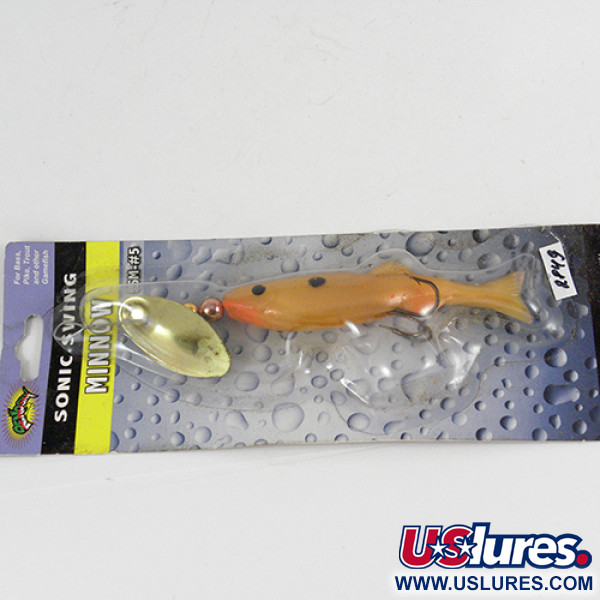 Renosky Lures Renosky Sonic Swing Minnow, złoto, 7 g błystka obrotowa #2849